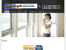 Tablet Screenshot of larryswindowcleaning.com